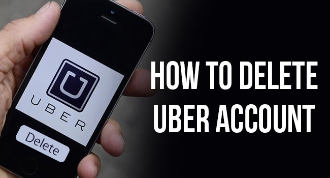 how to delete uber driver account