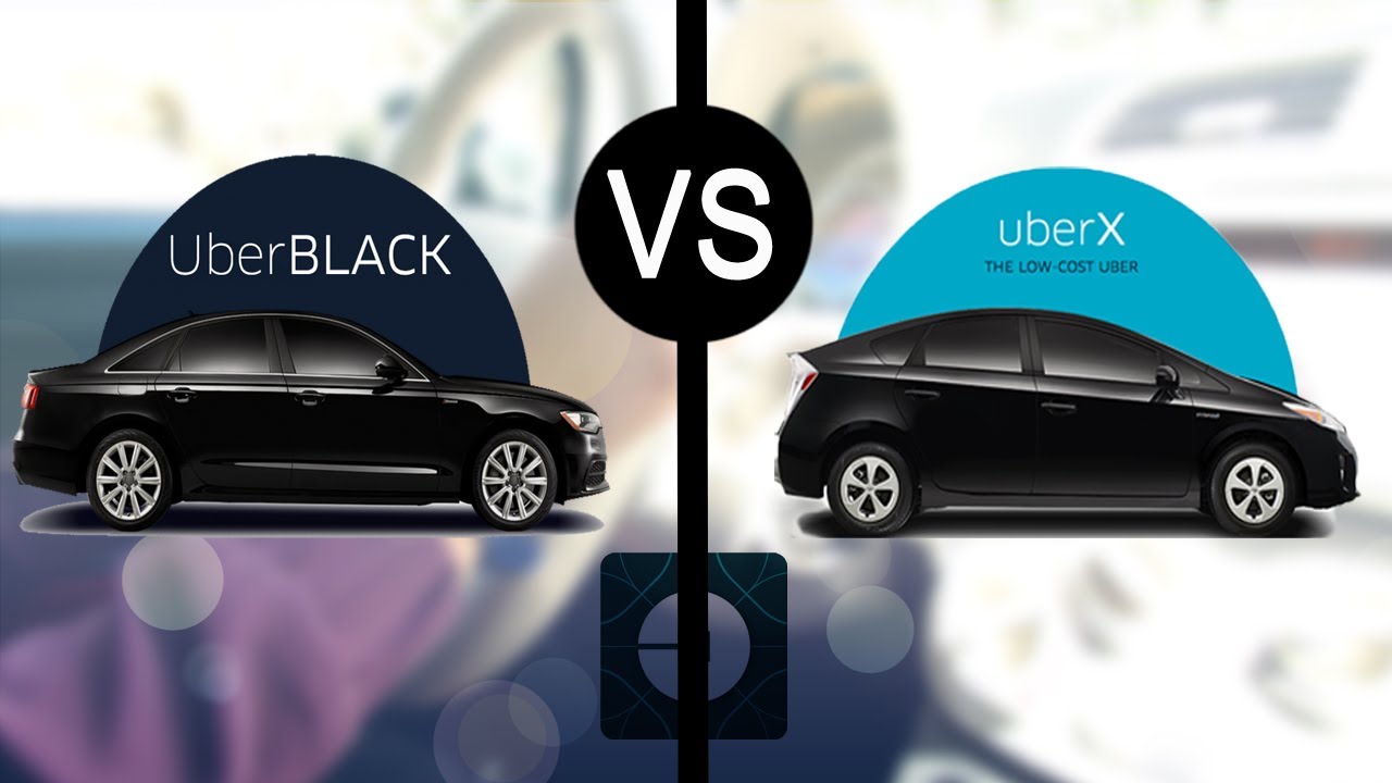 differences between uberx and uber black