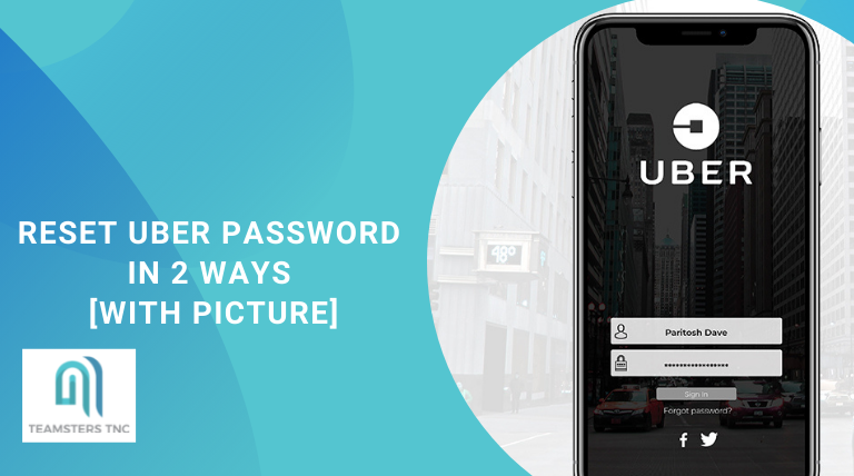 reset uber password