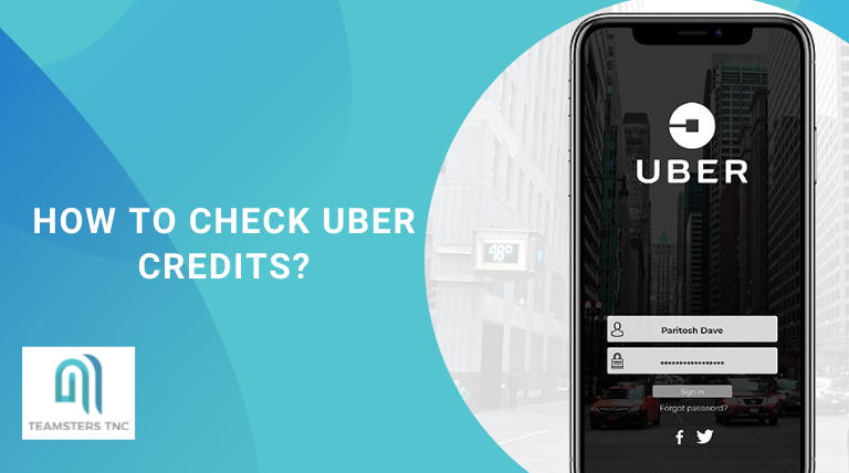 how to check uber credits