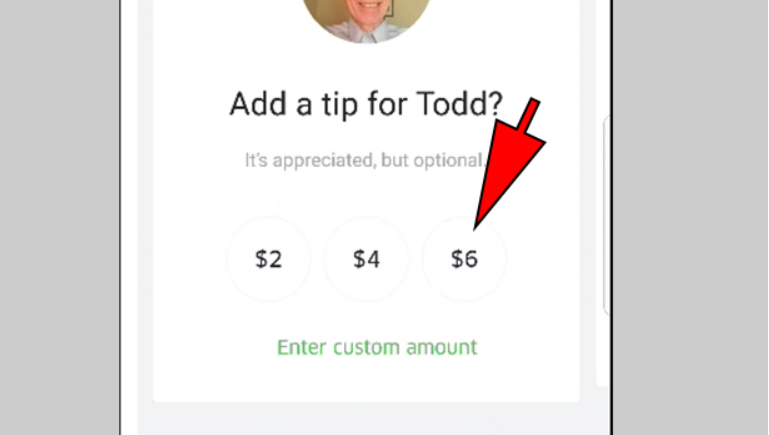 how to tip uber eats