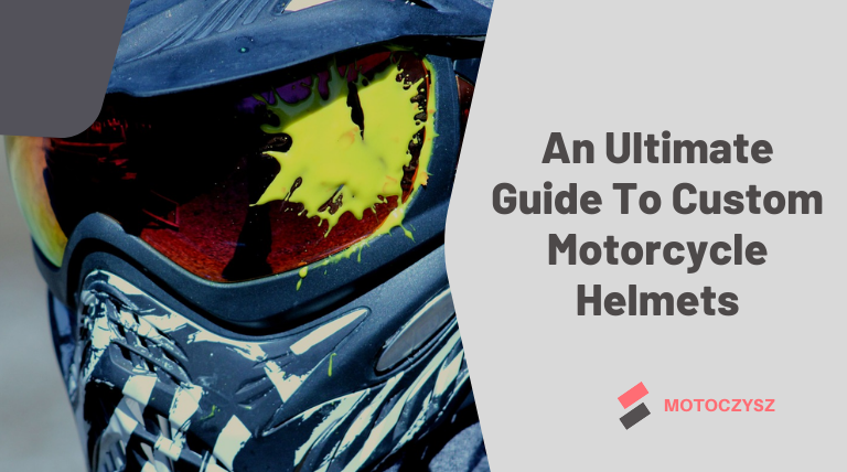 customizing motorcycle helmet